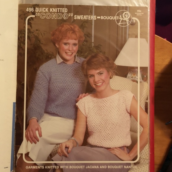 Vintage Knitting Pattern File Book with Patterns w Room for Additional Patterns - Picture 12 of 13